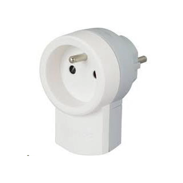 Plug with protective contact Legrand 50461 Plastic Thermoplastic IP20 Angled Screwed terminal
