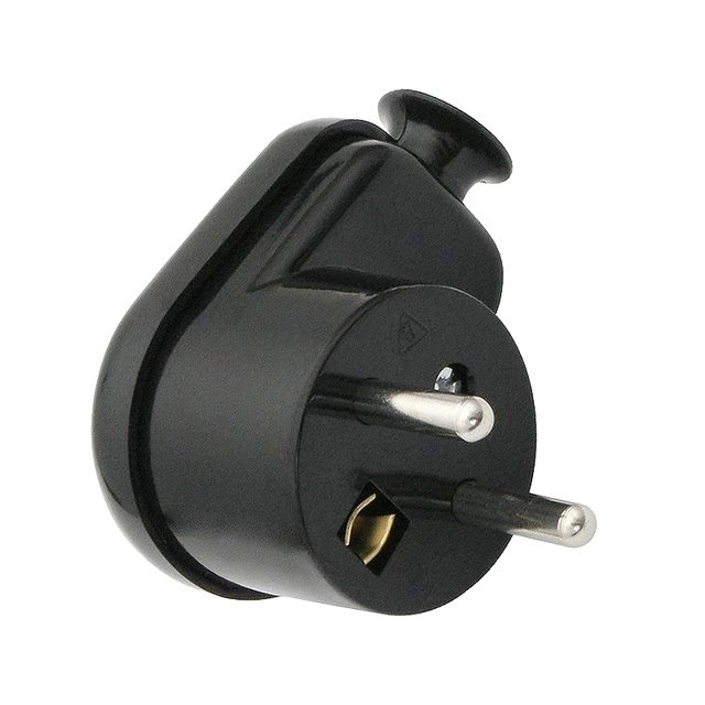 Plug WT-16 angular black 1 Piece