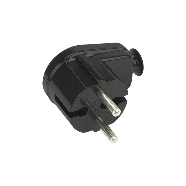 Plug WT-16B angular black 1 Piece