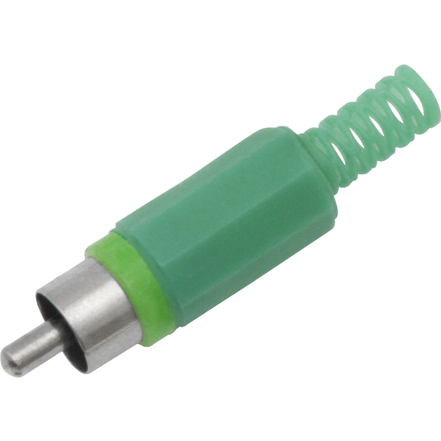 Plugue cinch RCA VERDE 50 Pcs