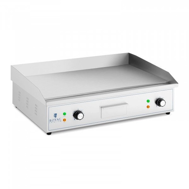 Płyta grillowa - 727 x 420 mm - Royal Catering - gładka - 4400 W ROYAL CATERING 10012022 RCPG51-S