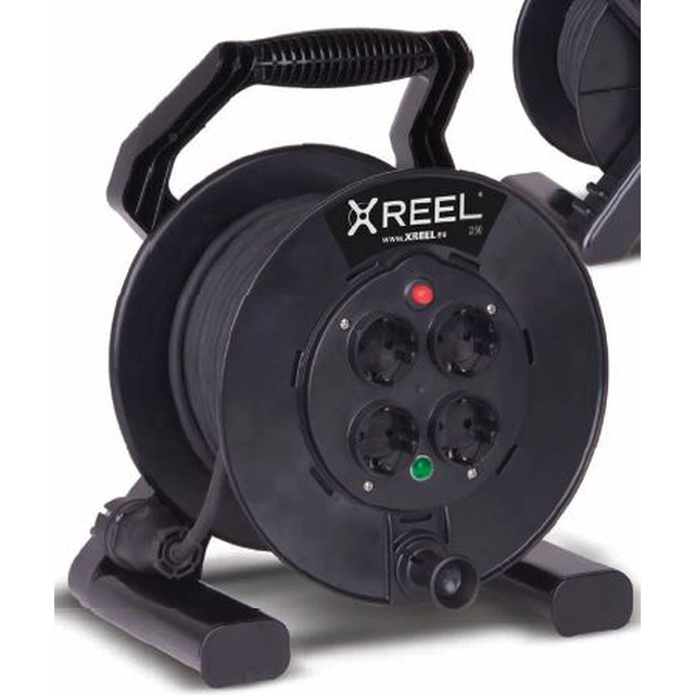 Подовжувач PCE Xreel 4 гнізда 3 x 2,5mm IP20 20m (92501T48223)