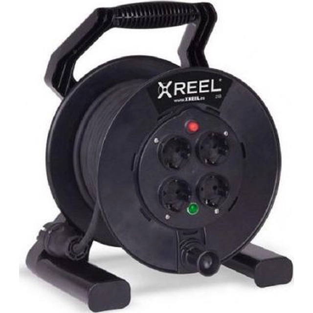 Подовжувач PCE Xreel 4 гнізда 3 x 2,5mm IP44 20m (92501H48223)