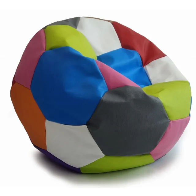 Poef Kleurrijke bal Fauteuil Voetbaltas 65 cm