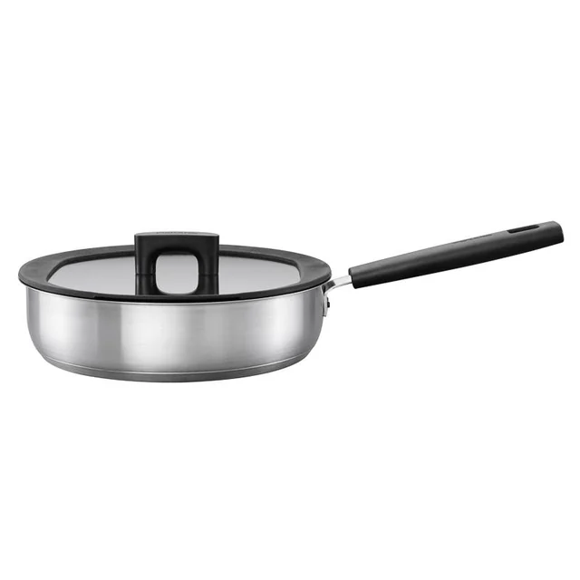 Poêle du chef 26 cm / 2.8 l avec couvercle en acier à face dure 1052248