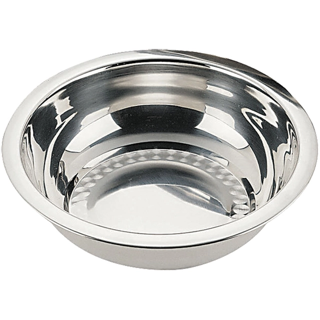 Polished bowl with rim d 400 mm 8 l