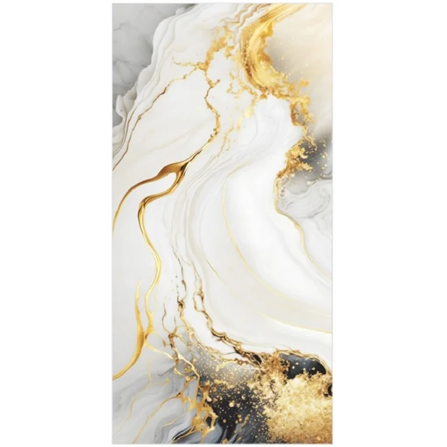 Polished stoneware 120x60 like real GOLD REFLECTIONS marble HIGH GLOSS