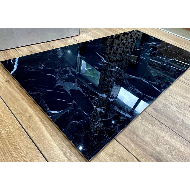 Polished tiles BLACK MARBLE 120x60 HIGH GLOSS