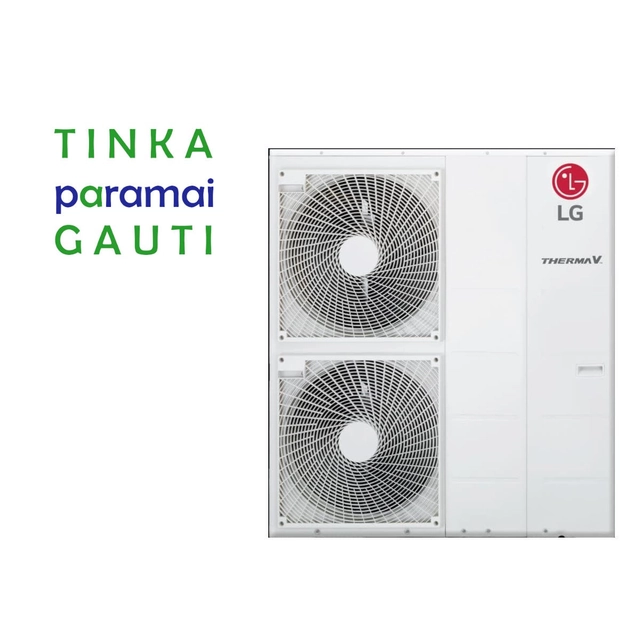 Pompa ciepła powietrze-woda LG Therma V, monoblok, 14 kW Ø1