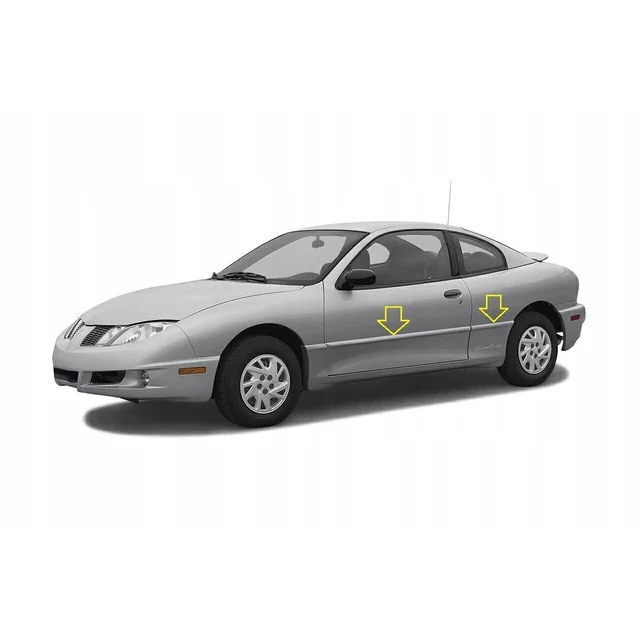 Pontiac Sunfire 1995-2005 - Benzi laterale cromate, uși cromate