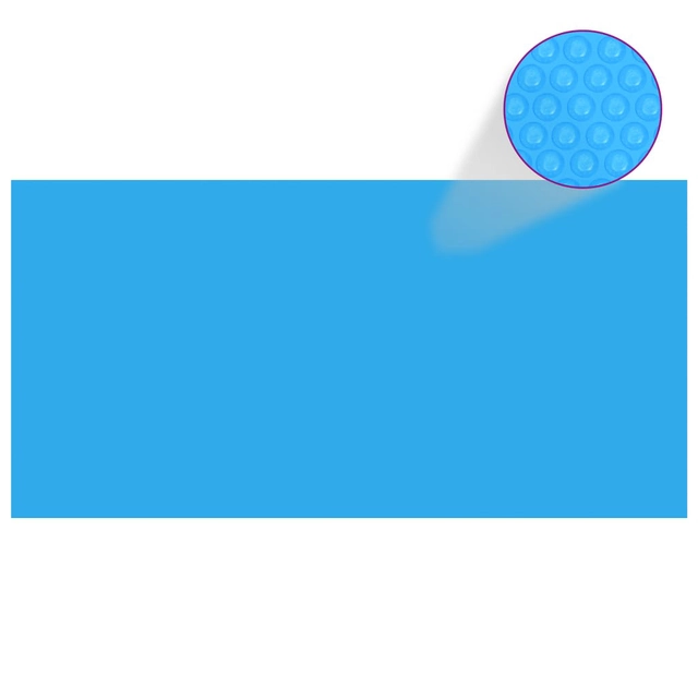 Pool cover, blue color, 488x244cm, pe