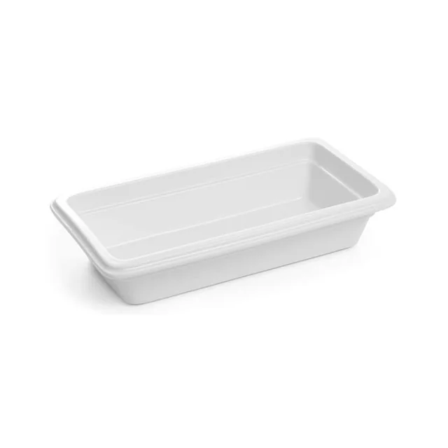 Porcelain container GN 1/3 white, 325x176x(H)65 mm