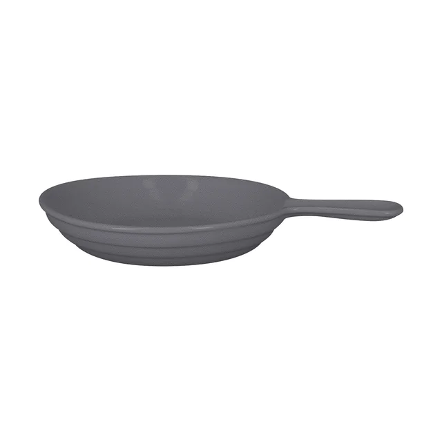 Porcelain frying pan 12 cm gray