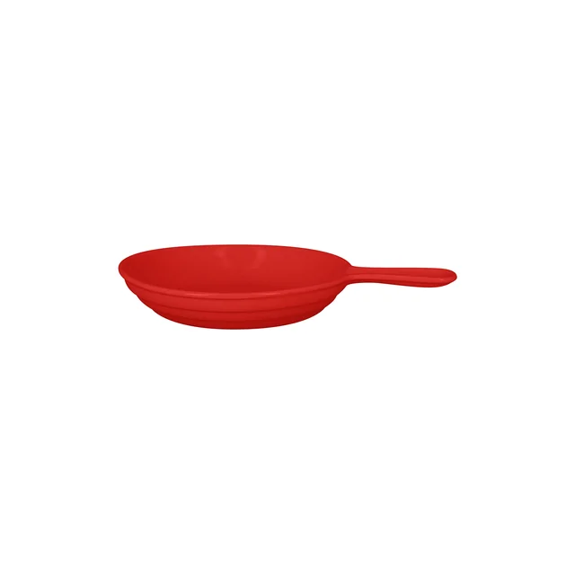 Porcelain frying pan 12 cm red