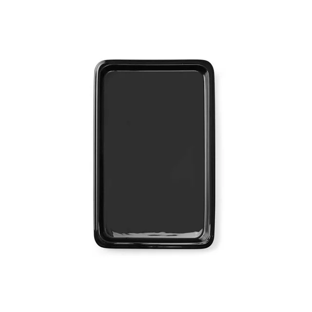 Porcelain tray GN 1/1, black 530x325 mm