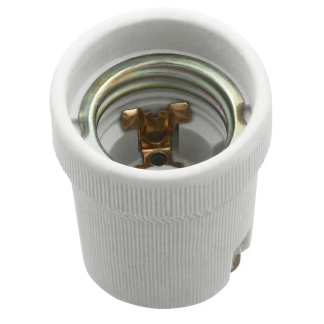 Porcelænslampe E27 med Kanlux holder HLDR-E27-D 2162