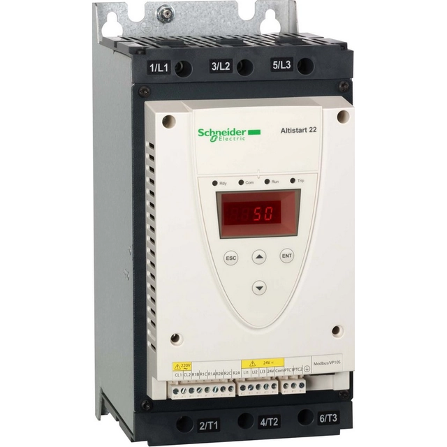 Pornire uşoară Schneider Electric Altstart 3F 230-440V AC 75A 18,5-37kW 230 400V ATS22D75Q