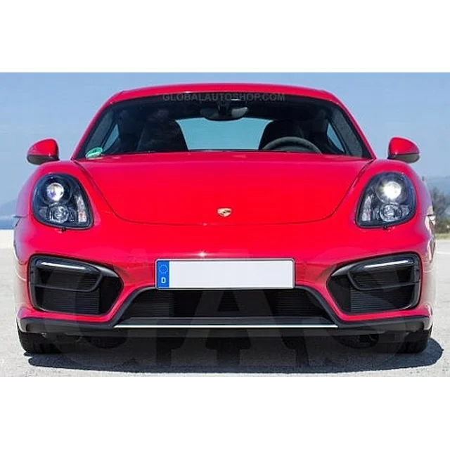 Porsche Cayman GTS - Benzi cromate Ajustarea barei de protecție false ChromeGrill