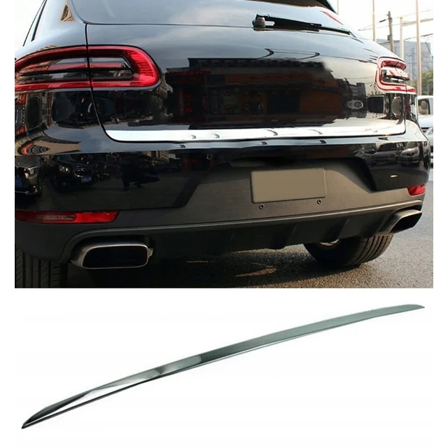 Porsche MACAN - CHROME Strip verchroomd op het deksel