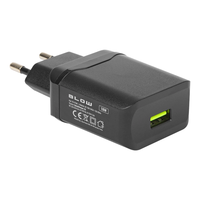 Port USB du chargeur secteur QC3.0 18W