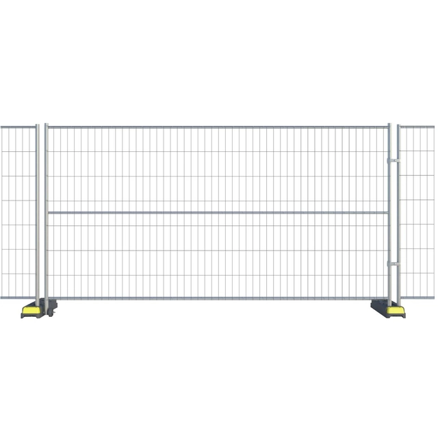 Portail temporaire 1-skrzydłowa avec roue 3,5m