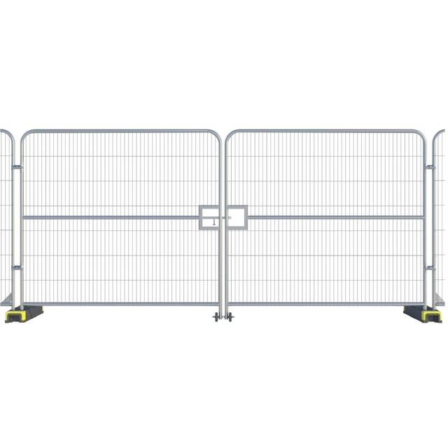 Portillon temporaire 2-skrzydłowa OVALE 2 x 2,2 m