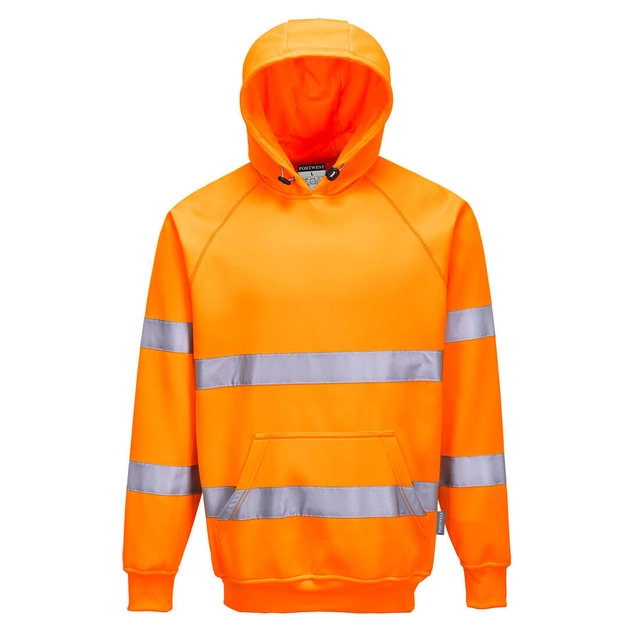 PORTWEST Hi-Vis hoodie Size: 4XL, Color: orange