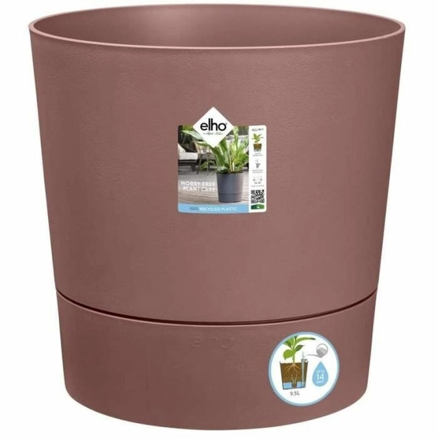 Pot de fleurs auto-arrosant Elho Marron Plastique Ø 43 cm