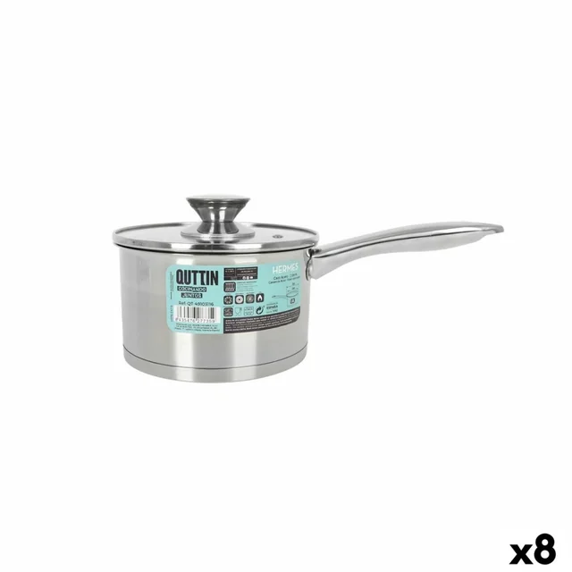 Pot Quttin Hermes avec Couvercle 1,8 L Acier (8 Pièces)