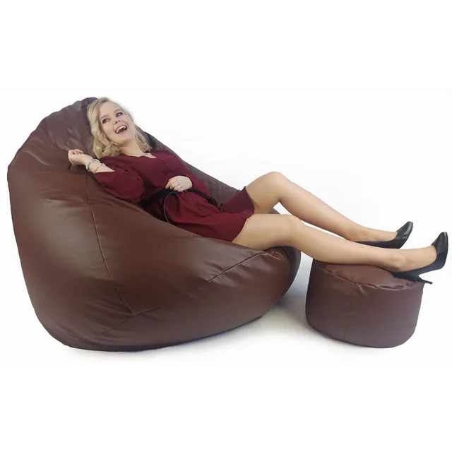 Pouf Armchair Bag XXL Brown