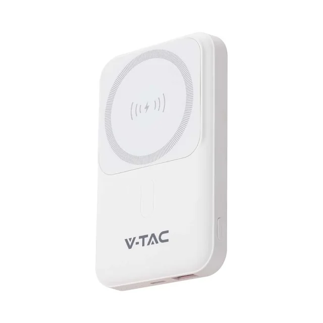 Power Bank magnetiche wireless - Corpo bianco - 10000mAh