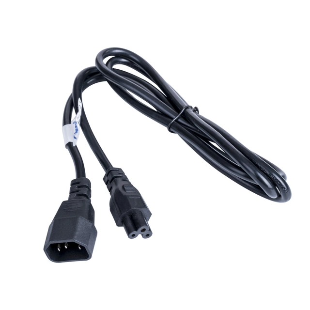 Power cable for Akyga notebook AK-NB-09A cloverleaf CCA IEC C5 / /C14 1.5 m