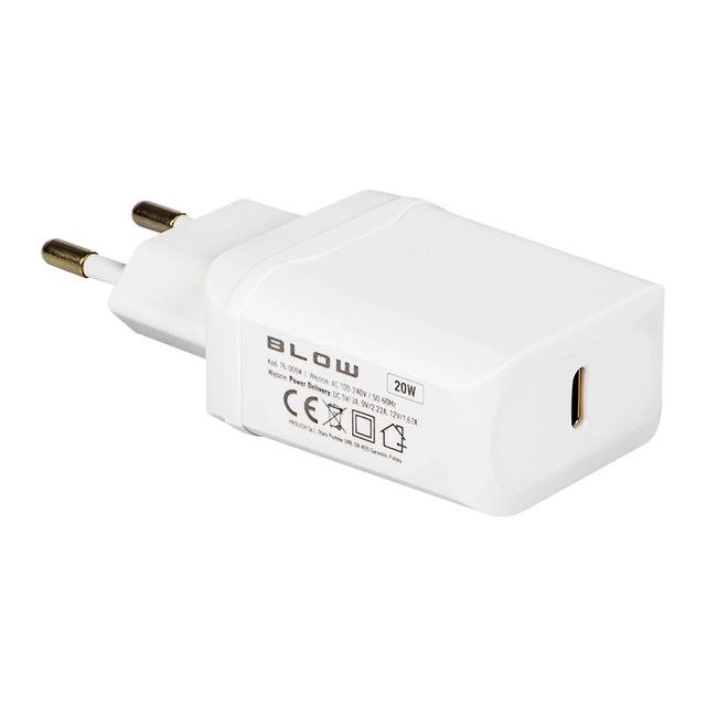 Power charger USB-C PD socket 20W