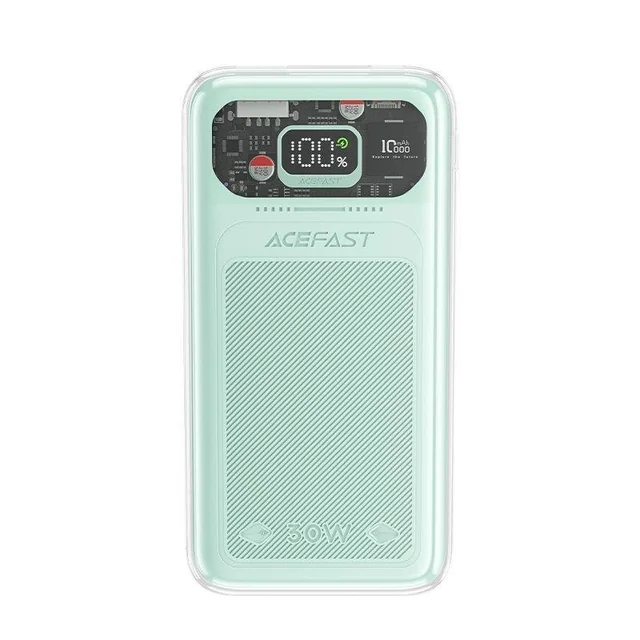 Powerbank 10000mAh Seria Sparkling încărcare rapidă 30W verde