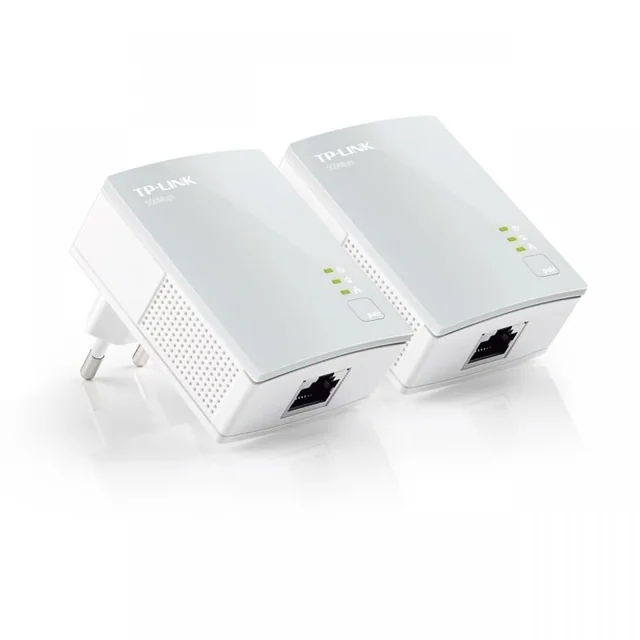 Powerline Ethernet adaptera komplekts 600 Mbps Īpaši kompakts TP-Link — TL-PA4010KIT