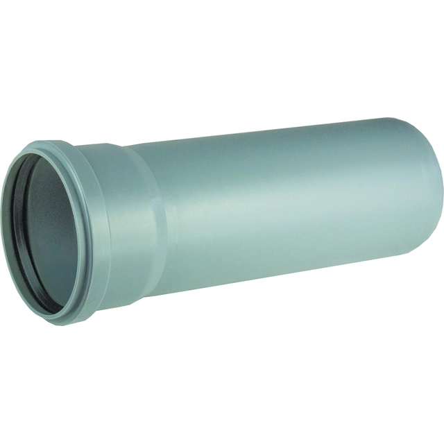 PP-HT 75mm sanitary pipe for internal sewage, ash color