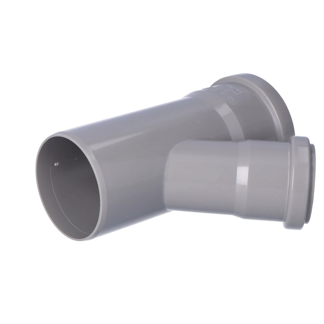 PP-HT internal sewage tee 75x50/45 sanitary ash