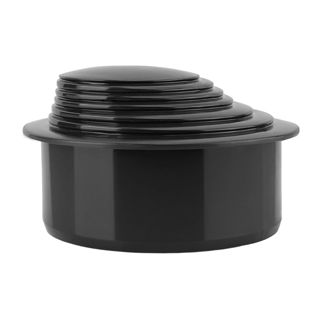 PP multi-stage gutter reducer dn110X63-70-75-80-90-100 graphite, for the gutter drain system