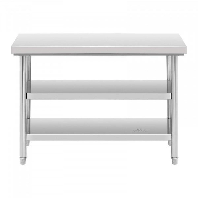 Pracovný stôl - 3 horizontálne - 120 x 60 cm ROYAL CATERING 10011655 RCWT-120X60-3L-E