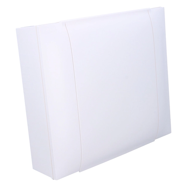 PRACTIBOX S surface-mounted distribution board 2x12 with white doors (24 modular)