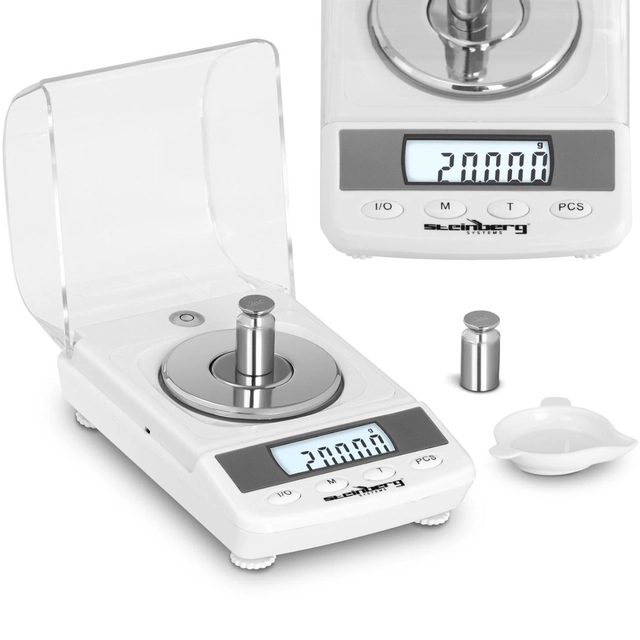 Precision laboratory scale, accurate piece counting 50 g / 0.001 g