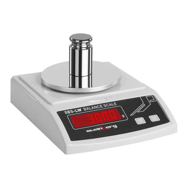 Precision laboratory scale with LED display 3000g / 0.1g