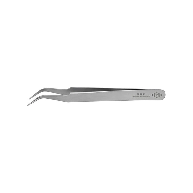 Precision tweezers, needle-shaped sickle-shaped, 120 mm, KNIPEX