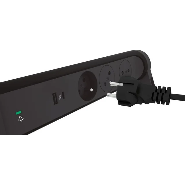 Prelungitoare Legrand Cablu prelungitor cu USB 3X2P+Z 1.5M-C/G Legrand 049425 himp