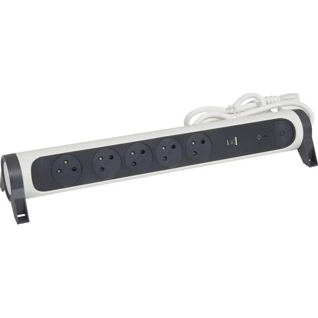 Prelungitoare Legrand Cablu prelungitor cu USB 5X2P+Z 1.5M-B/G Legrand 049421 himp