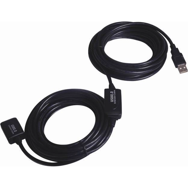 PREMIUMCORD USB 2.0 repeater and extension cable A / M-A / F 15m