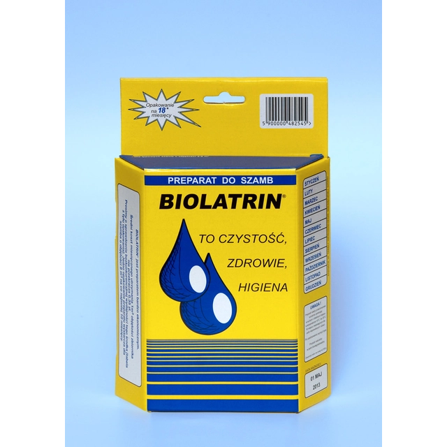 Preparação para descarte de biolatrina 400g para fossas sépticas e mini estações de tratamento de esgoto