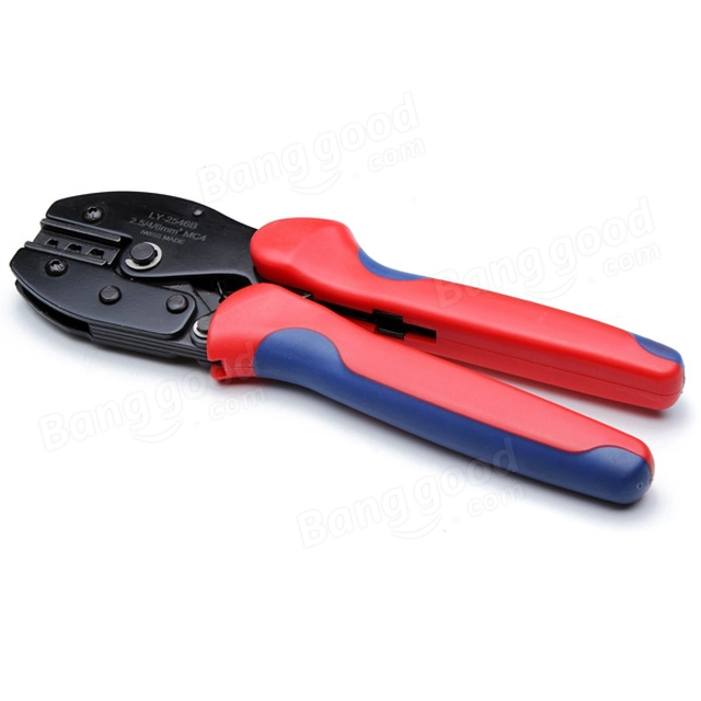 Press, crimper, crimping tool for solar connectors MC4