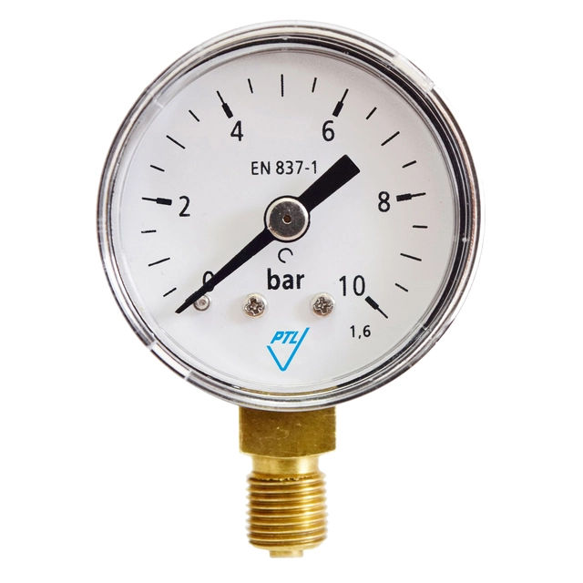 Pressure gauge 0 - 2.5 bar, 40 mm, bottom G 1/8