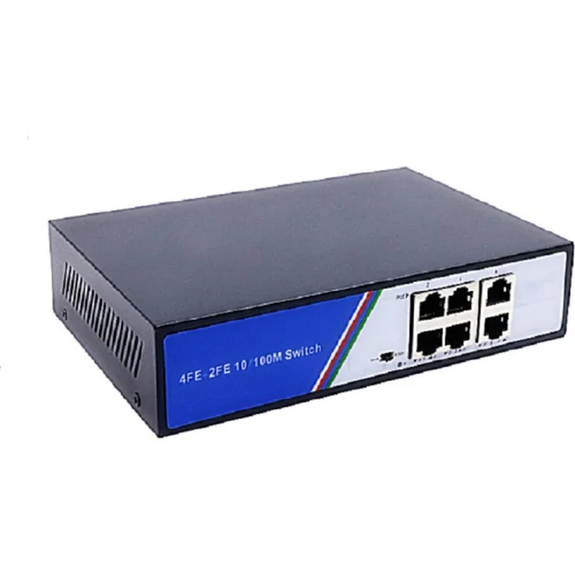 Превключване на 4 PoE портове 10/100 Mbps 78W BestNPS - NPS0402FN